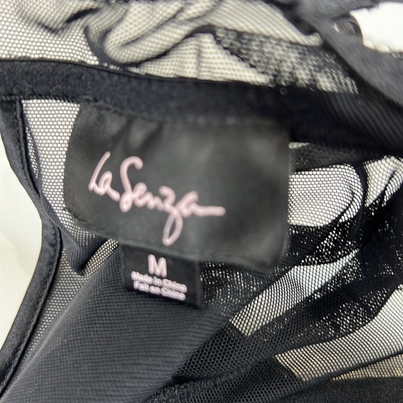 La Senza  Black Push Up Corset Baby Doll with Clips - Picture 5 of 11